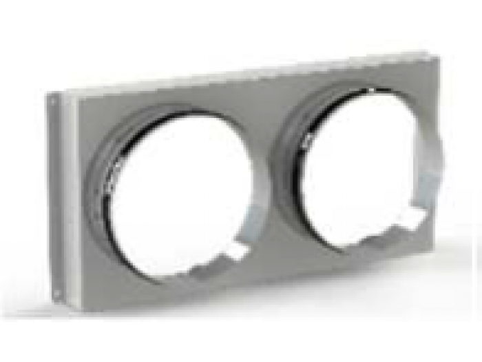 Plenum di ripresa con 2 boccagli Ø 250 mm Accessori Trattamento Aria