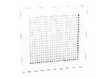 Griglia in alluminio 300x300 mm RAL 9010 Accessori Trattamento Aria