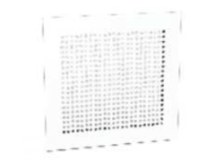 Griglia in alluminio 300x300 mm RAL 9010 Accessori Trattamento Aria
