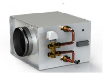 Kit controllo temperatura di mandata composto da: batteria ad acqua da canale + valvola acqua + servomotore modulante 0-10 V + sonda mandata + regolazione (disponibile solo in abbinamento al controllo evoluto):  portata aria fino a 250 m3/h Ø 125 mm Acces