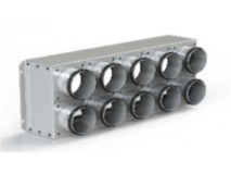 Plenum di aspirazione 10 boccagli PP Ø 63 (per tubi Ø 75) Accessori Trattamento Aria