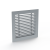 Griglia in alluminio 200x200mm