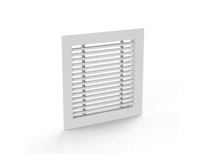 Griglia in alluminio 200x200mm RAL 9010 Accessori Trattamento Aria