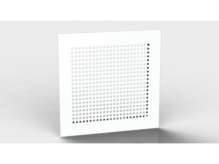 Griglia verniciata 200x200mm RAL 9010, Design 0 Accessori Trattamento Aria