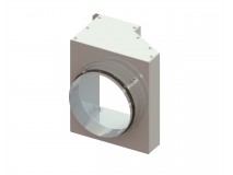 Plenum di ripresa con 1 boccagli Ø 180 mm Accessori Trattamento Aria