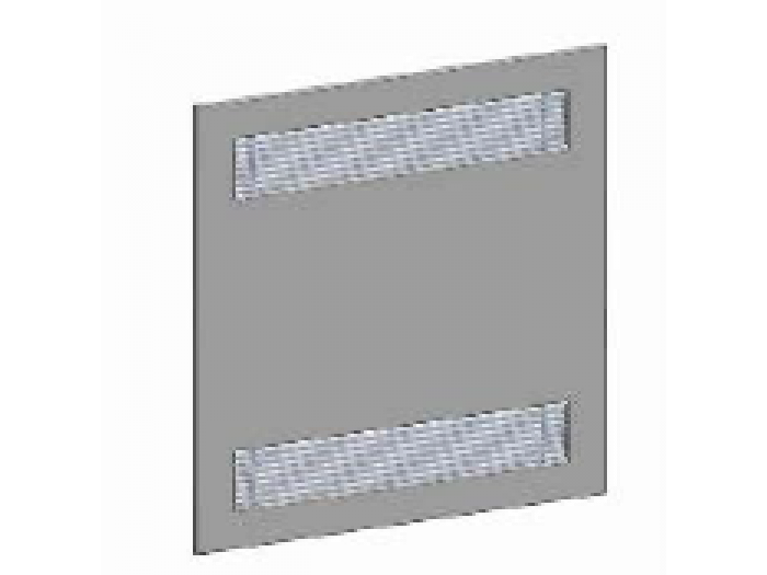 Pannello zincato di copertura verniciabile Linea Plus (per cassero standard e mobile di copertura)  Accessori Trattamento Aria